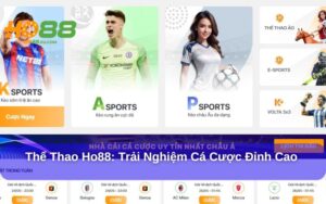 Thể Thao Ho88 – Thiên đường cược thể thao dành cho mọi tín đồ